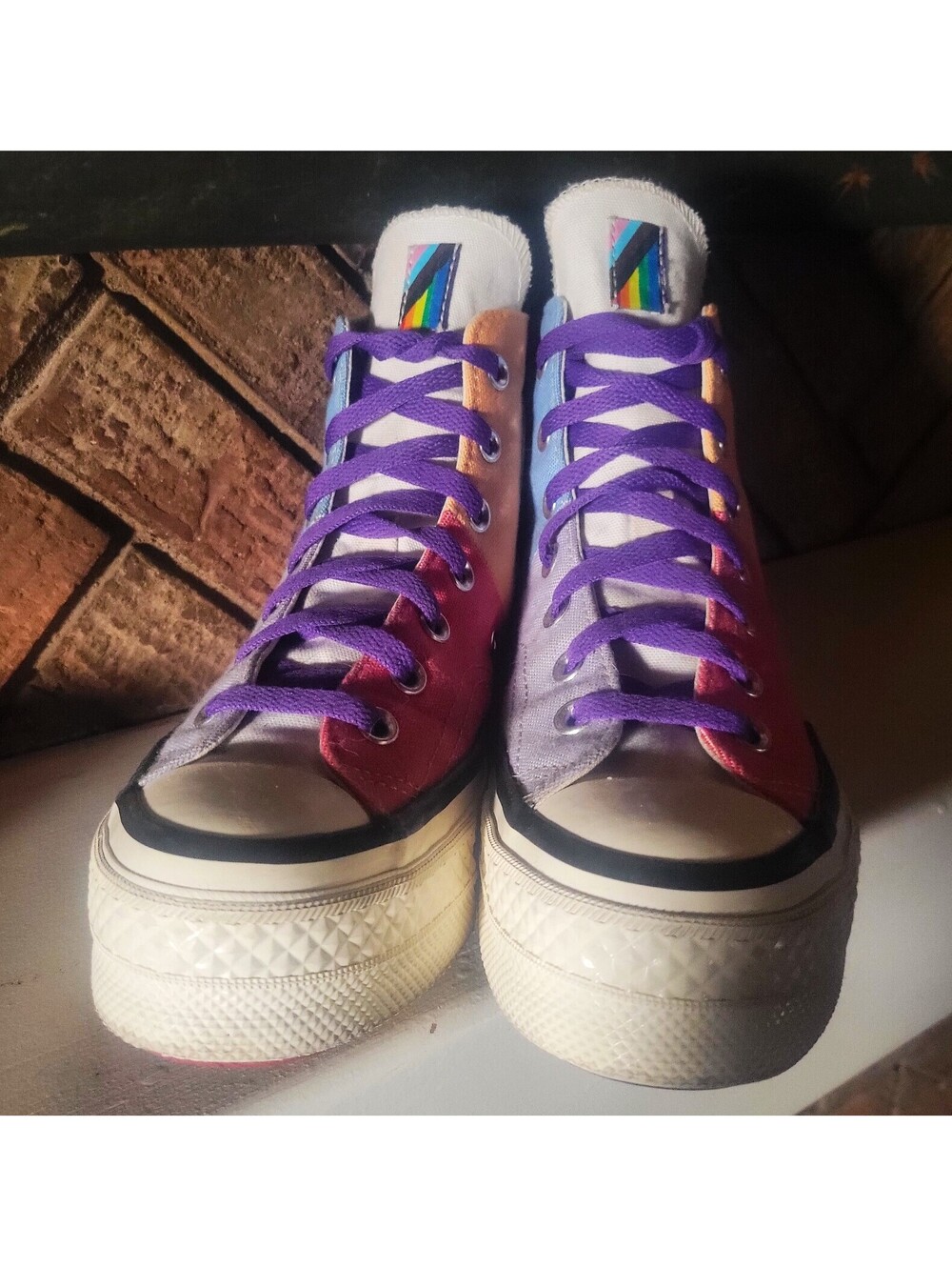 Converse Chuck 70 Plus High "Pride - Proud to Be" - Men 6/Wms 8 Pride LGBTQIA+ - Picture 2 of 8
